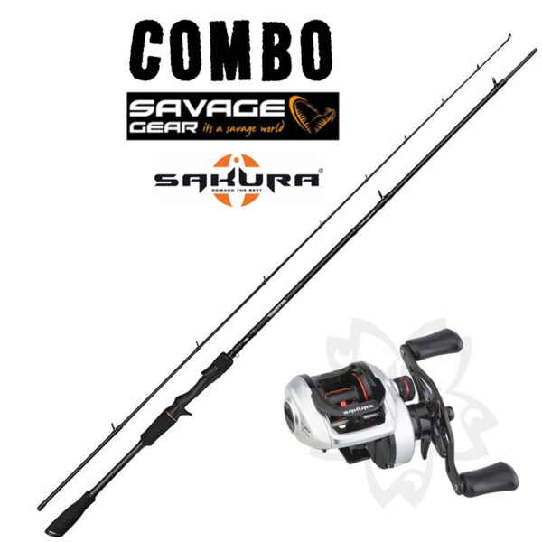 COMBO Casting Savage Gear SG2 & Sakura