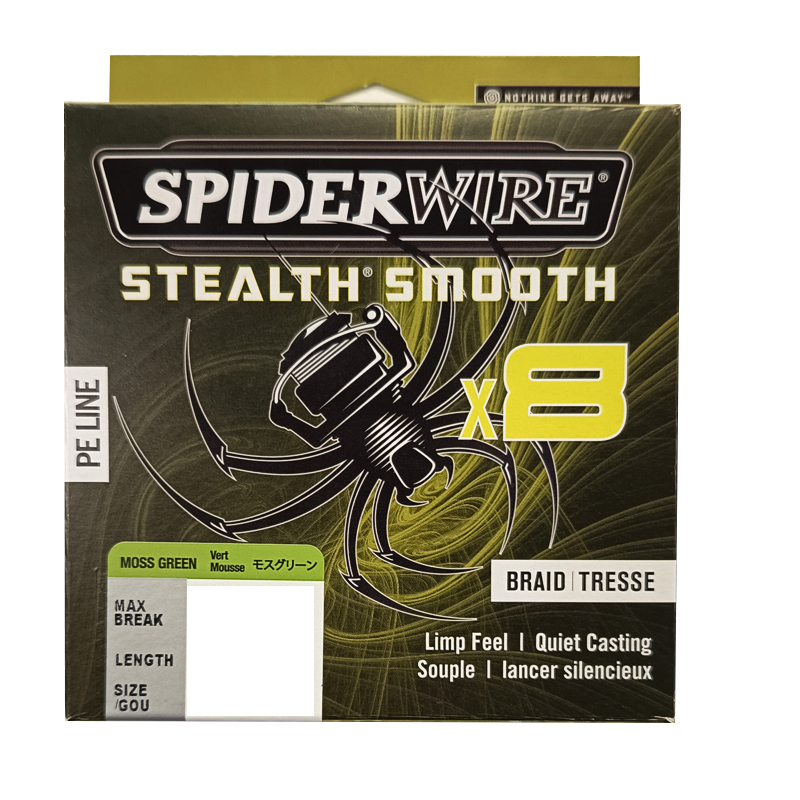 Tresse Spiderwire Stealth Smooth X8 150m (2 coloris)